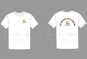 May và in áo phông Học viện Đào tạo tài năng nhí Chau Loan