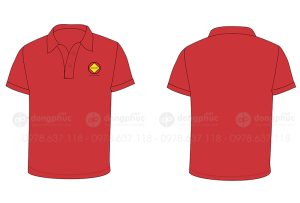 May và in áo phông màu đỏ Công ty New Gen International