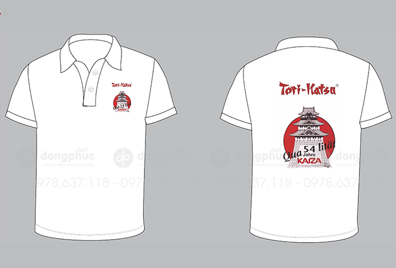 May và in áo phông Nhà hàng Tori - Katsu