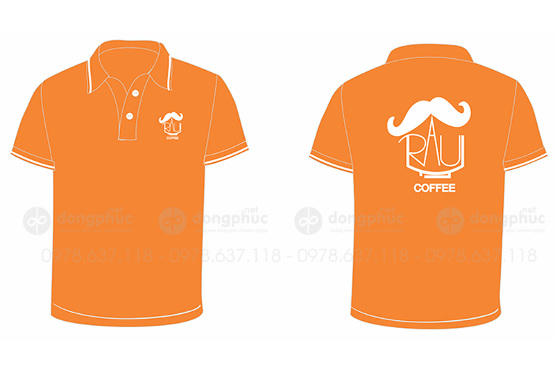 May và in áo phông Quán Rau Coffee