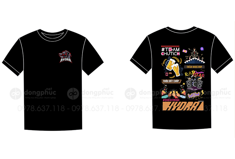 May và in áo phông Team Chutich Hydra