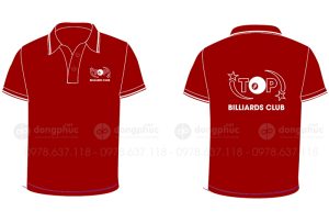 May và in áo phông Top9 Billards Club