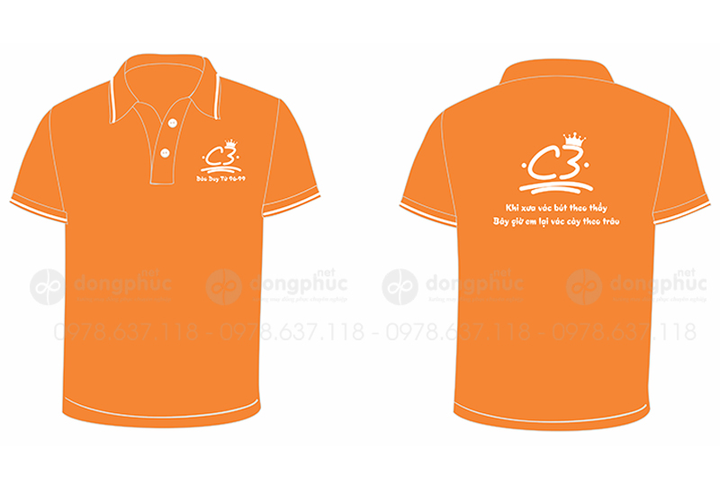 May và in áo polo Lớp C3 Đào Duy Từ 96-99