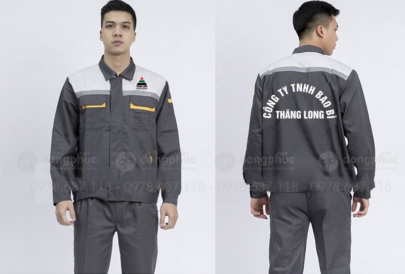 May và in đồng phục bảo hộ Công ty TNHH Bao bì Thăng Long