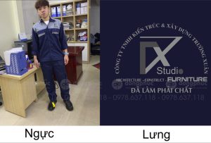 May và in đồng phục bảo hộ Công ty TNHH kiến trúc & xây dựng Trường Xuân
