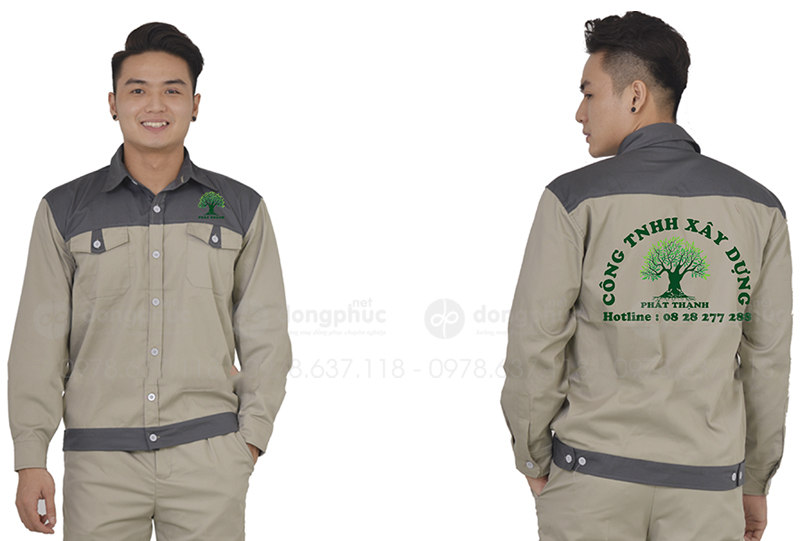May và in đồng phục bảo hộ Công ty TNHH xây dựng Phát Thạnh