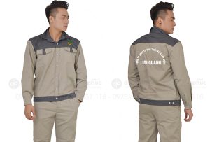 May và in đồng phục bảo hộ Công ty TNHH Tư vấn thiết kế & xây dựng Lưu Quang