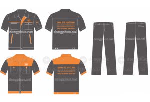 May và in đồng phục bảo hộ Gara ô tô Tuyết Anh