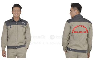 May và in đồng phục bảo hộ Garage Tuấn Sơn