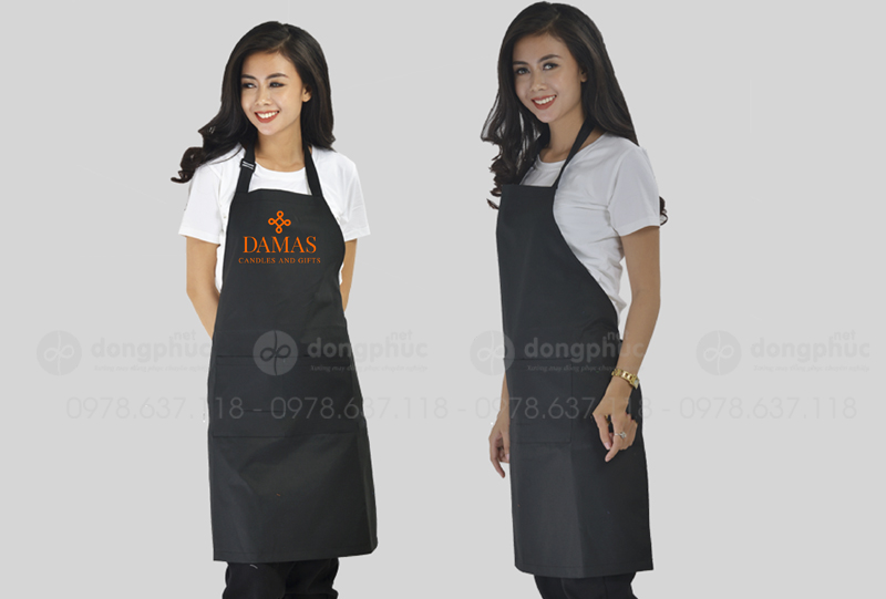 May và in tạp dề Damas Candles and Gifts