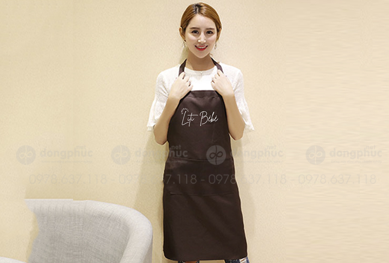 May tạp dề Quán Liti Bibi