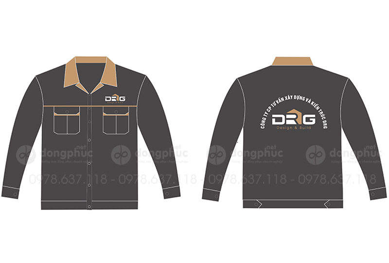 May và in áo bảo hộ Công ty CP tư vấn xây dựng và kiến trúc DRG