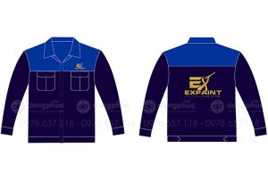 May và in áo bảo hộ Công ty Expaint