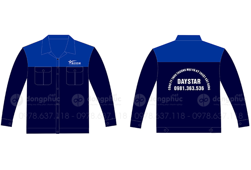 May và in áo bảo hộ Công ty TNHH Thương mại và kỹ thuật xây dựng Daystar