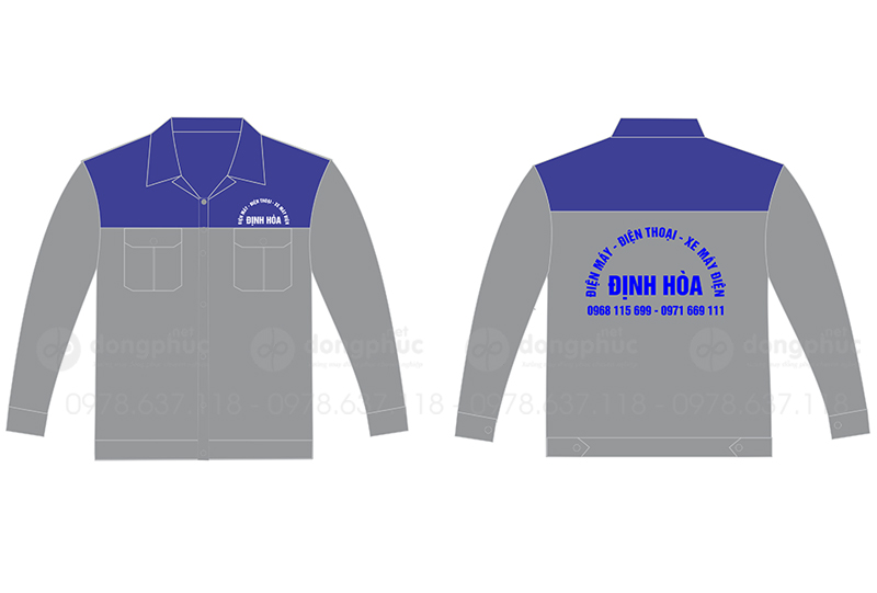 May và in áo bảo hộ Cửa hàng Định Hòa