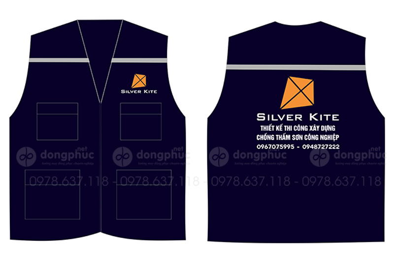 May và in áo gile Công ty Silver Kite