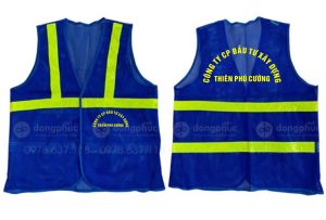 May và in áo gile Công ty CP Đầu tư và xây dựng Thiên Phú Cường