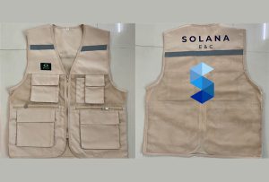 May và in áo gile Công ty Solana E&C