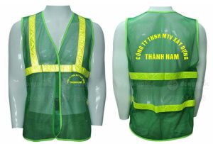May và in áo gile Công ty TNHH MTV Xây dựng Thành Nam