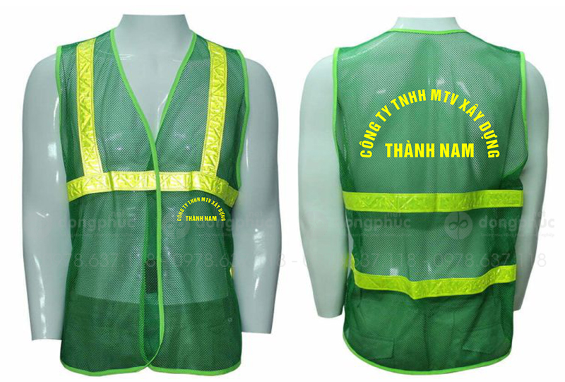 May và in áo gile Công ty TNHH MTV Xây dựng Thành Nam