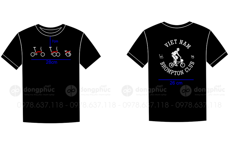 May và in áo phông Club brompton Viet Nam