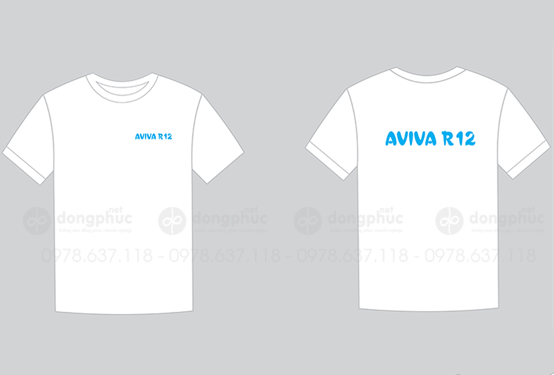 May và in áo phông Aviva R12