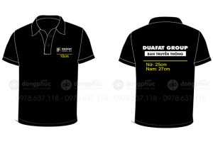 May và in áo phông Ban truyền thông Duafat Group
