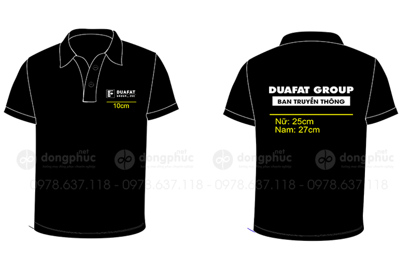 May và in áo phông Ban truyền thông Duafat Group