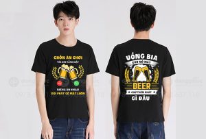 May và in áo phông hình ảnh ăn nhậu