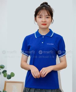 May và in áo phông cổ bẻ LianLian Group