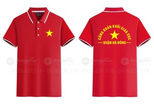 May và in áo phông Công đoàn khối giáo dục Quận Hà Đông