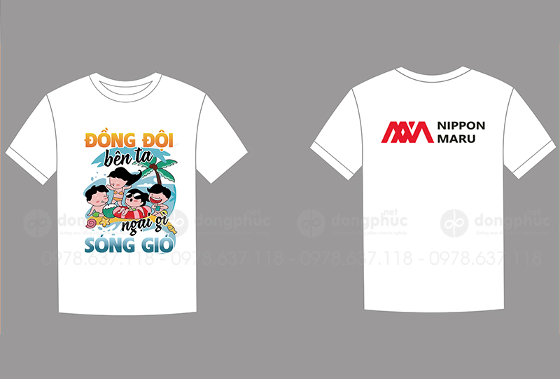 May và in áo phông Công ty Nippon Maru