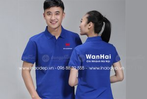 May và in áo phông Công ty WanHai Chi nhánh Hà Nội