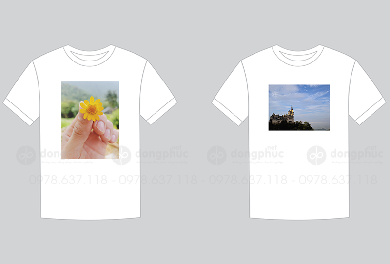 May và in áo phông in hình phong cảnh