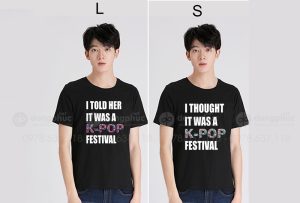 May và in áo phông K-Pop Festival