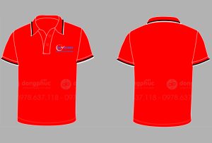 May và in áo phông màu đỏ Công ty PSV Homes