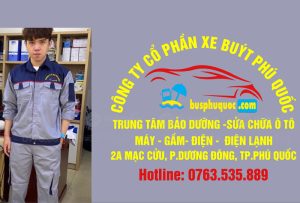 May và in đồng phục bảo hộ Công ty cổ phần xe buýt Phú Quốc