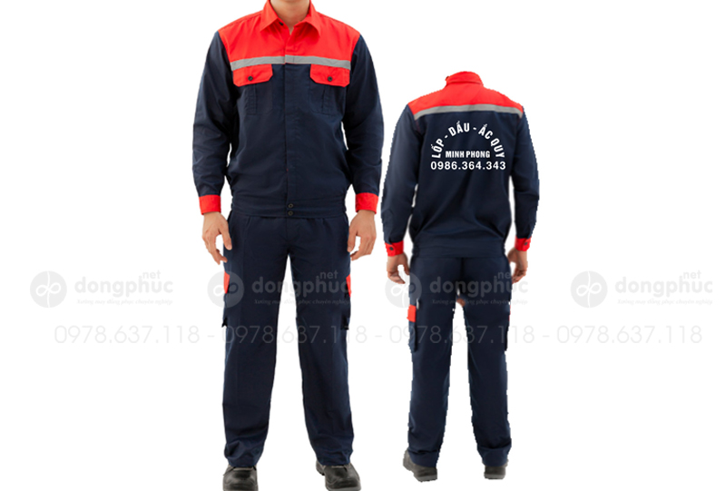 May và in đồng phục bảo hộ Công ty Minh Phong