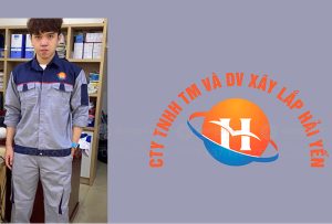May và in đồng phục bảo hộ Công ty TNHH TM và DV xây lắp Hải Yến