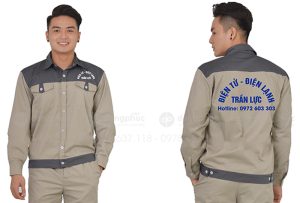 May và in đồng phục bảo hộ Cửa hàng Điện tử - Điện lạnh Trần Lực