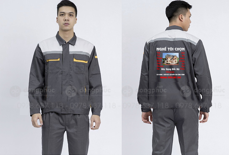 May và in đồng phục bảo hộ Xây dựng Bắc Bộ