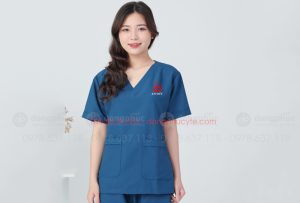 May và in đồng phục y tế Bệnh viện An Đức