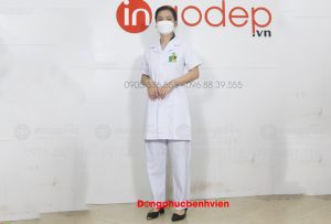 May và in đồng phục y tế Nhà thuốc Life Care