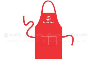 May và in tạp dề An Safe Food