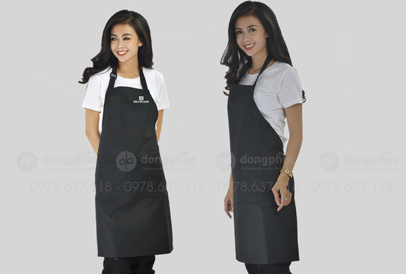 May và in tạp dề Bách An Quán