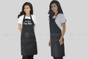 May và in tạp dề Nhà hàng Tây Bắc