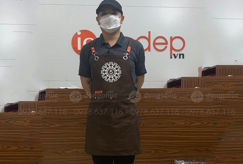 May và in tạp dề số 5