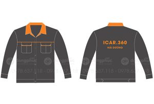 May và in áo bảo hộ Công ty ICAR.360 Hải Dương