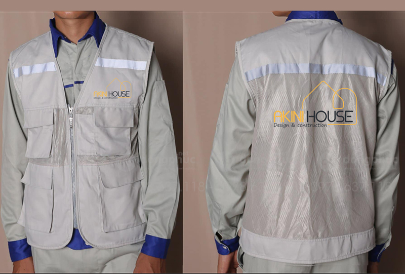 May và in áo gile Công ty AkinHouse