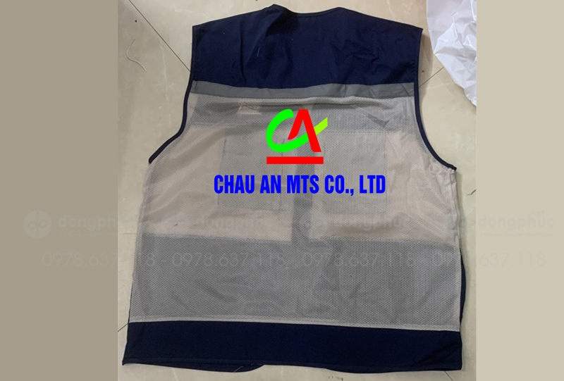 May và in áo gile Công ty Chau An MTS